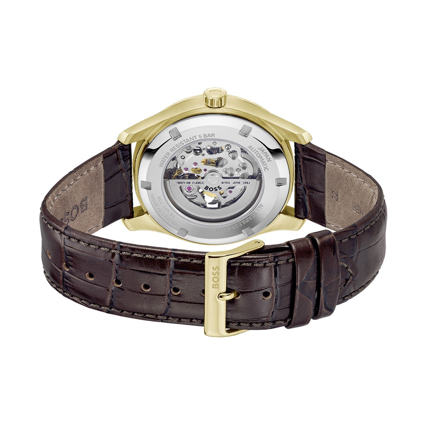 Boss PRINCIPLE SKELETON 41 mm Grey Dial Men Watch  1514235