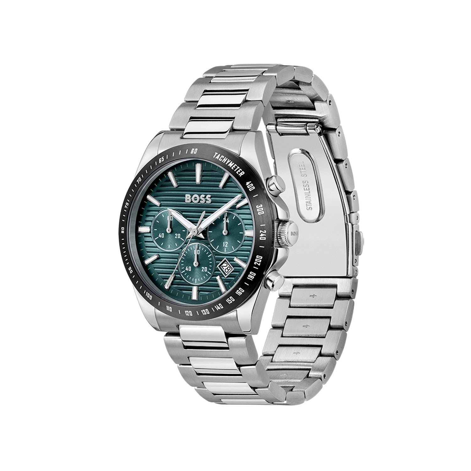 Boss STRIKE 41 mm Green Dial Men Watch 1514241