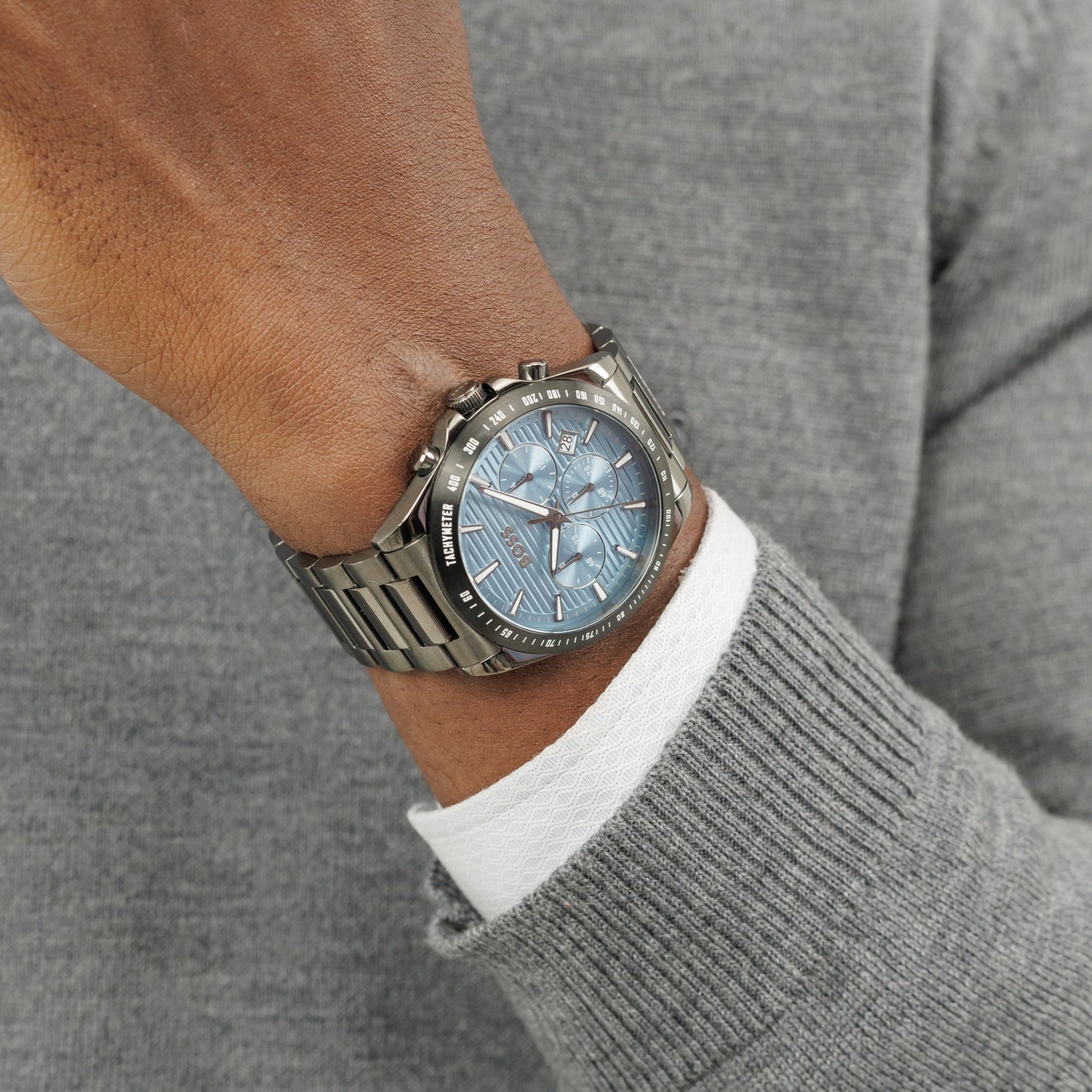 Boss STRIKE 41 mm Green Dial Men Watch 1514242