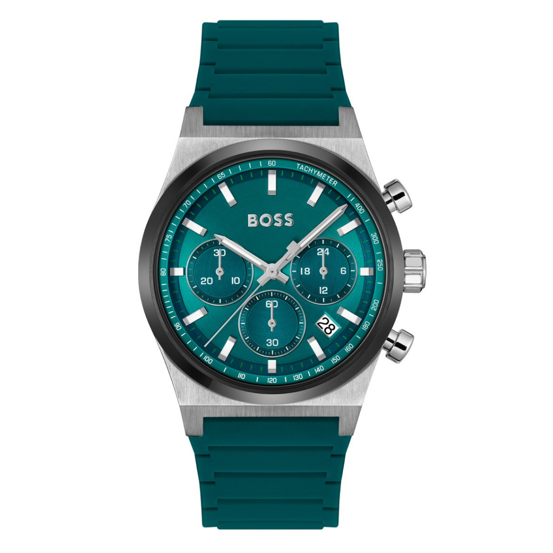 Boss CANDOR CHRONO 41 mm Green Dial Men Watch 1514244
