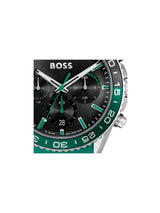 Boss Runner Qtz Fashion Chrono Black Round Dial Men's Watch 1514246