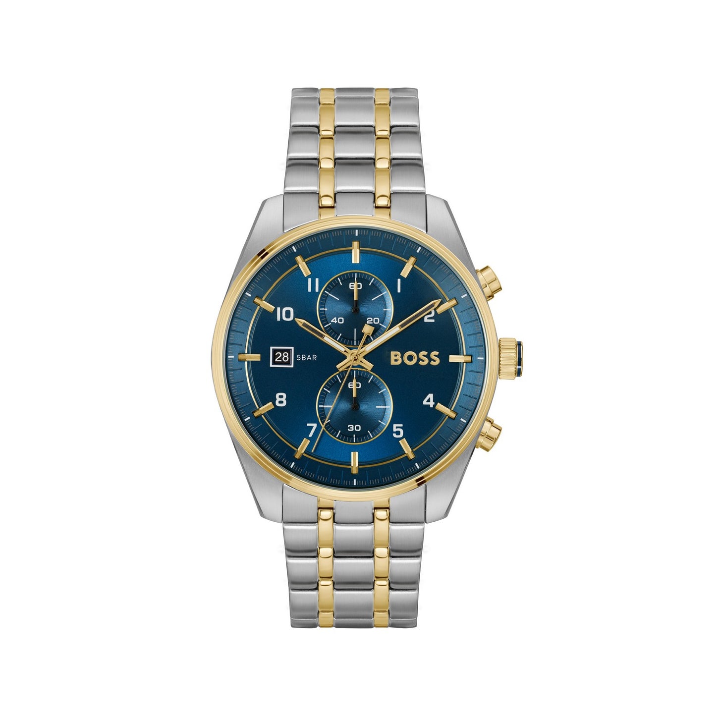 Hugo Boss SKYTRAVELLER 44 mm Blue Dial Men Watch- 1514247