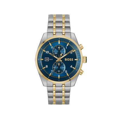 Hugo Boss SKYTRAVELLER 44 mm Blue Dial Men Watch- 1514247