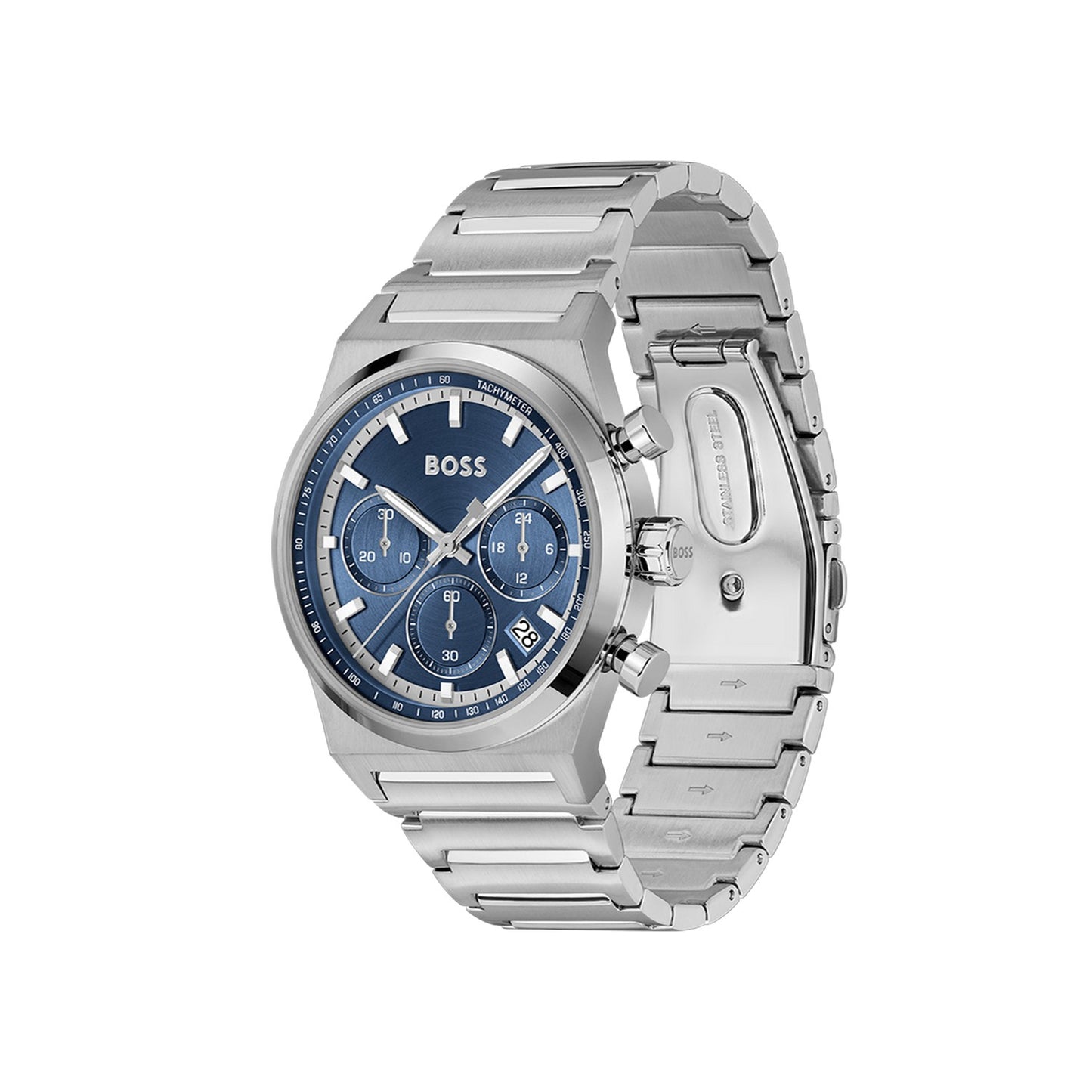 Boss CANDOR CHRONO 41 mm Blue Dial Men Watch 1514250