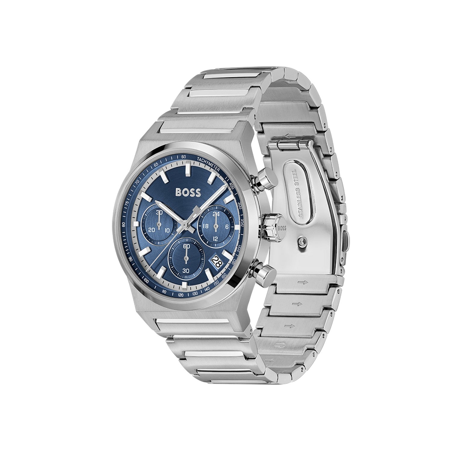 Boss CANDOR CHRONO 41 mm Blue Dial Men Watch 1514250