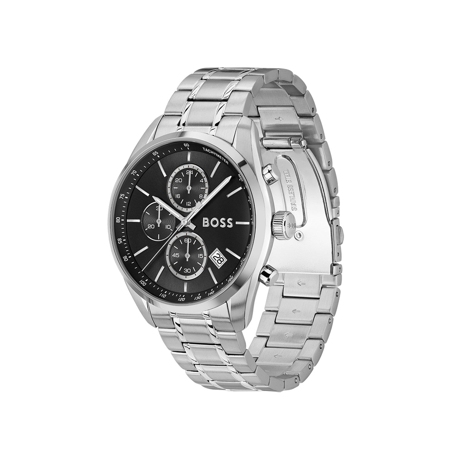 Boss GRAND PRIX 44 44.5 mm Black Dial Men Watch 1514251