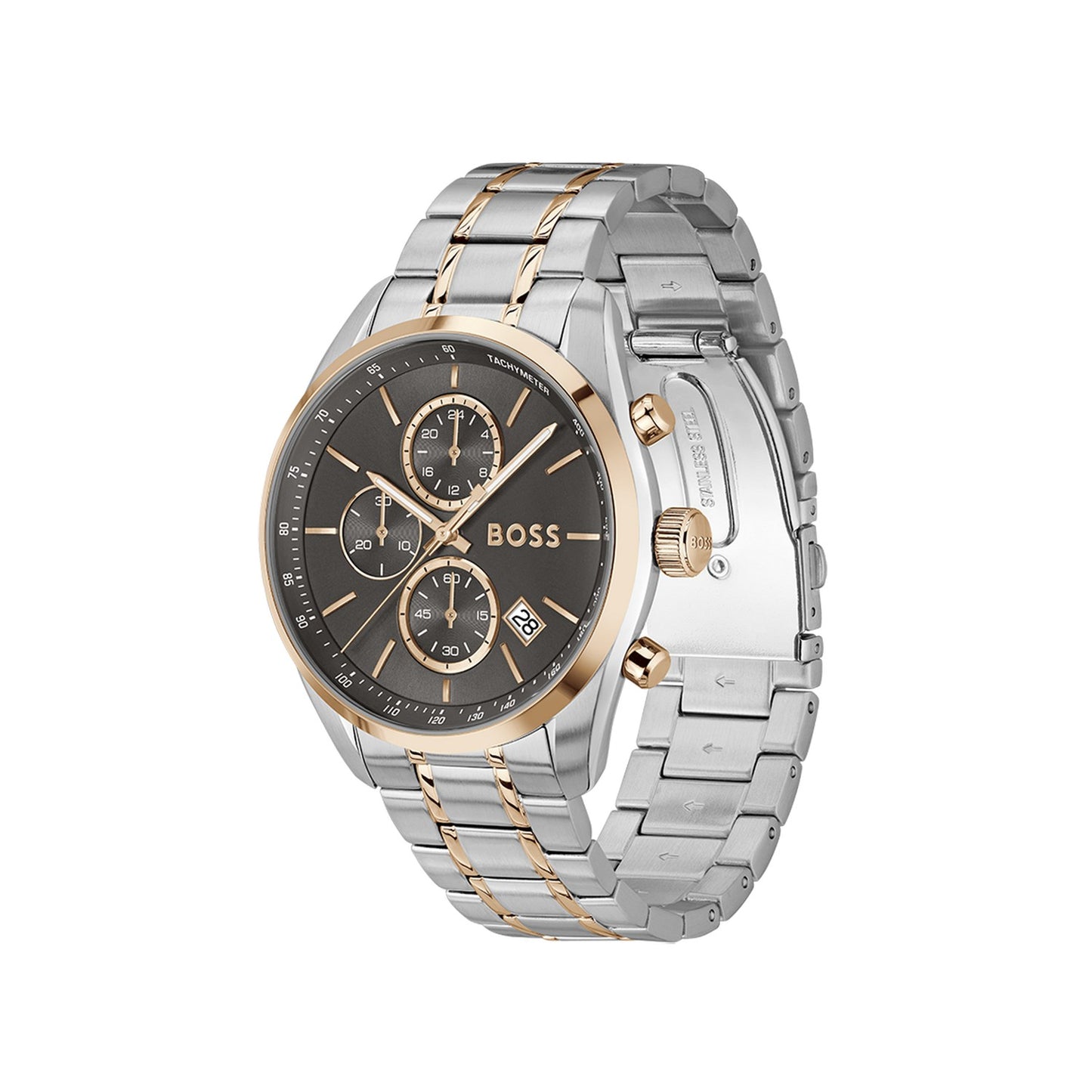 Boss GRAND PRIX 44 44.5 mm Grey Dial Men Watch 1514252