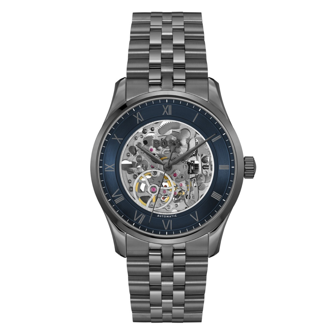 Boss PRINCIPLE SKELETON 41 mm Blue Dial Men Watch  1514254