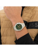 Boss Hero 2.0 Qtz Fashion Chrono 44 mm Green Dial Men Watch 1514268