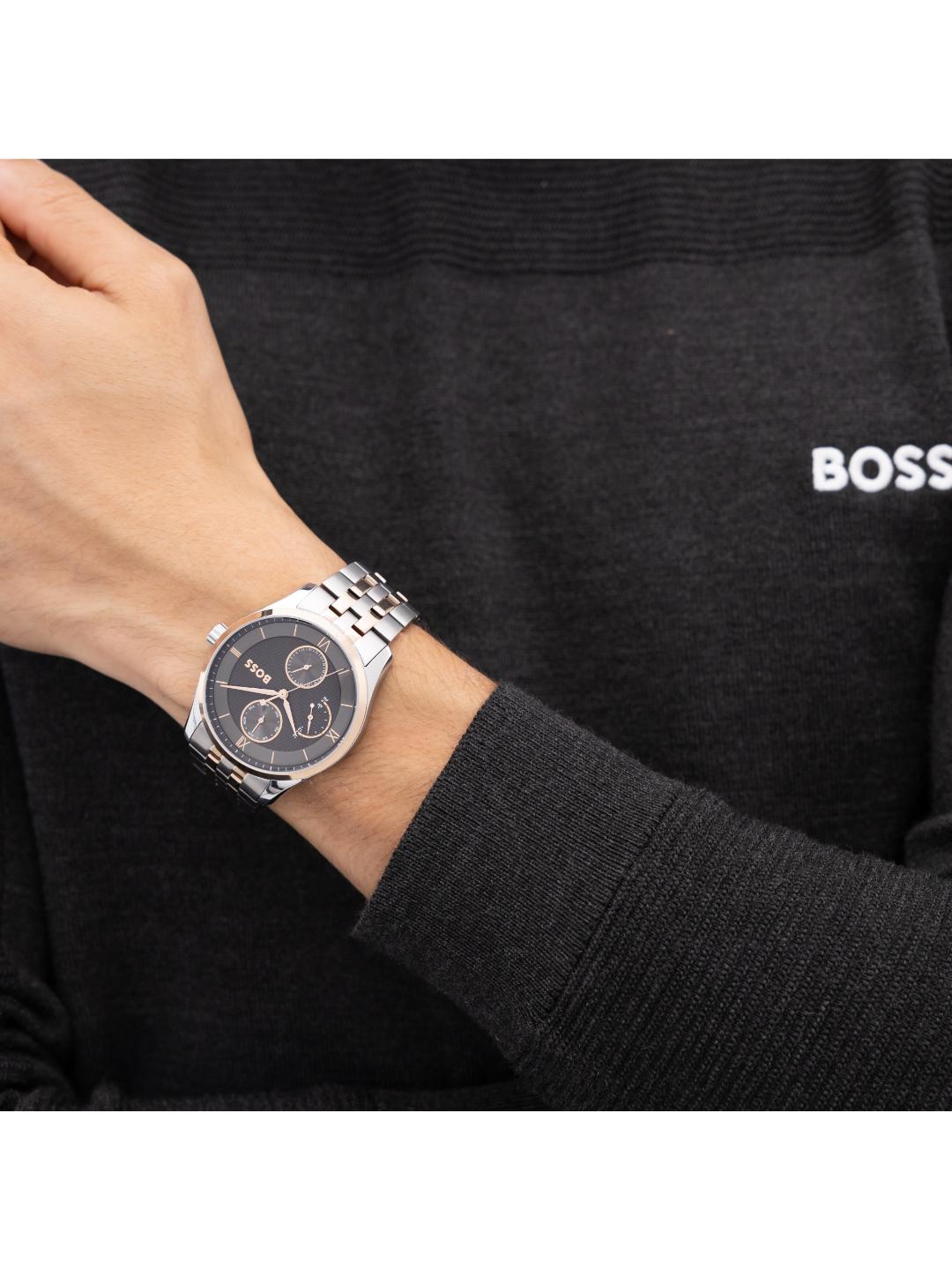 Boss Principle Master Qtz Multifunction 41 mm Grey Dial Men Watch 1514275