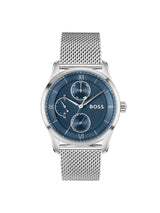 Boss Principle Master Qtz Multifunction Blue Round Dial Men's Watch 1514276