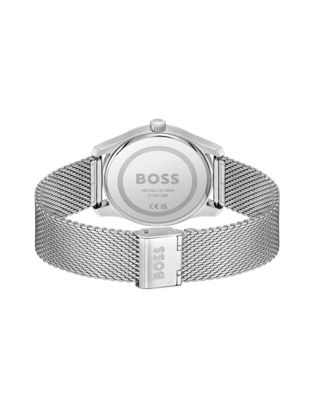 Boss Principle Master Qtz Multifunction Blue Round Dial Men's Watch 1514276