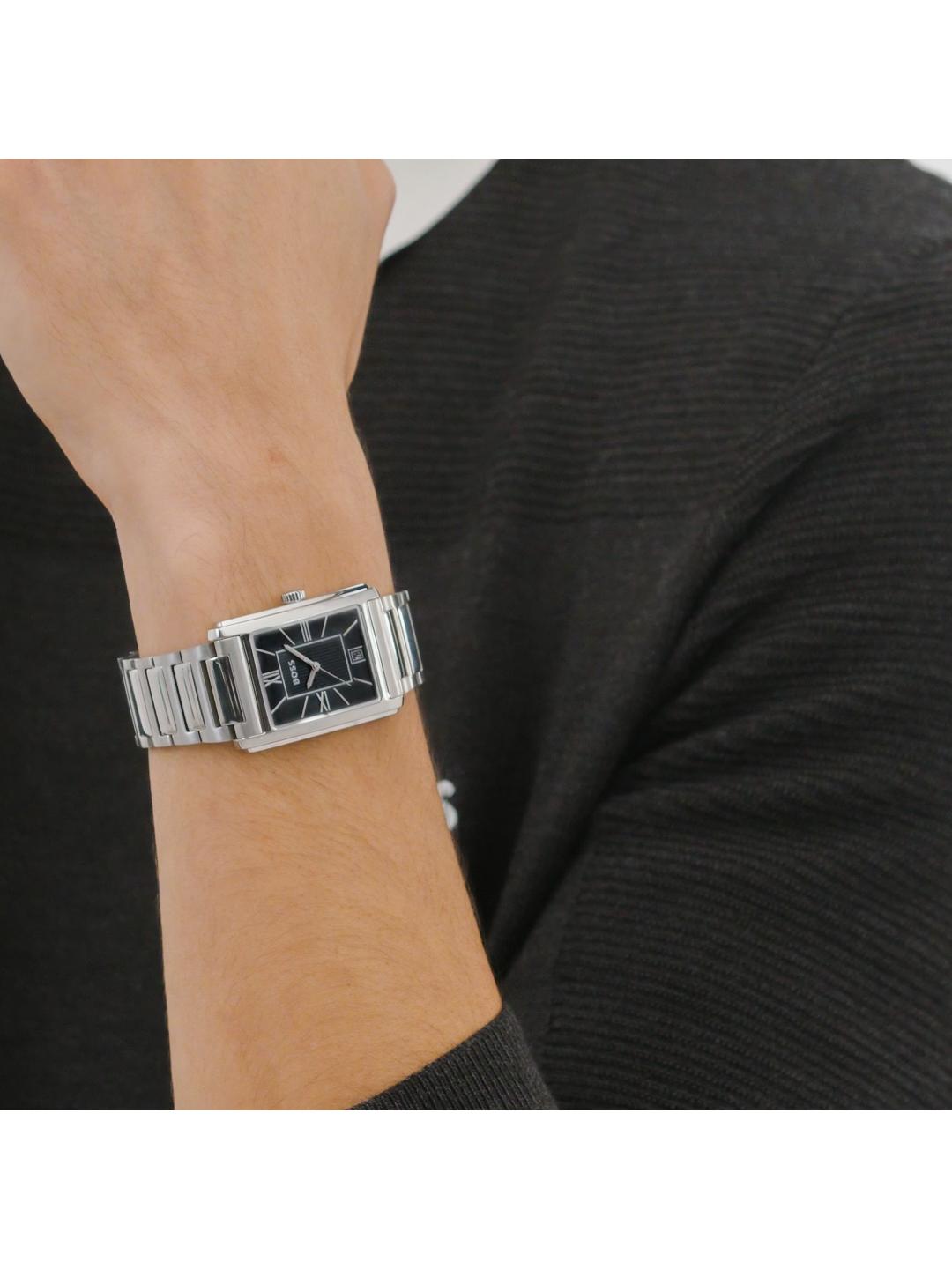 Boss Principle Dress Qtz Basic 28 mm Calendar Black Dial Men Watch 1514297