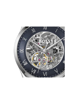 Boss Principle Skeleton Mechautomatic Blue Round Dial Men's Watch 1514305