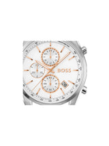 Boss Grand Prix 44 Qtz Fashion Chrono 44.5 mm White Dial Men Watch 1514313