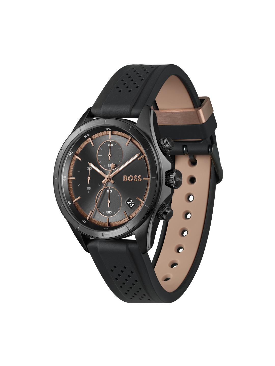 Boss Bossletic Qtz Fashion Chrono Black Round Dial Men's Watch 1514335