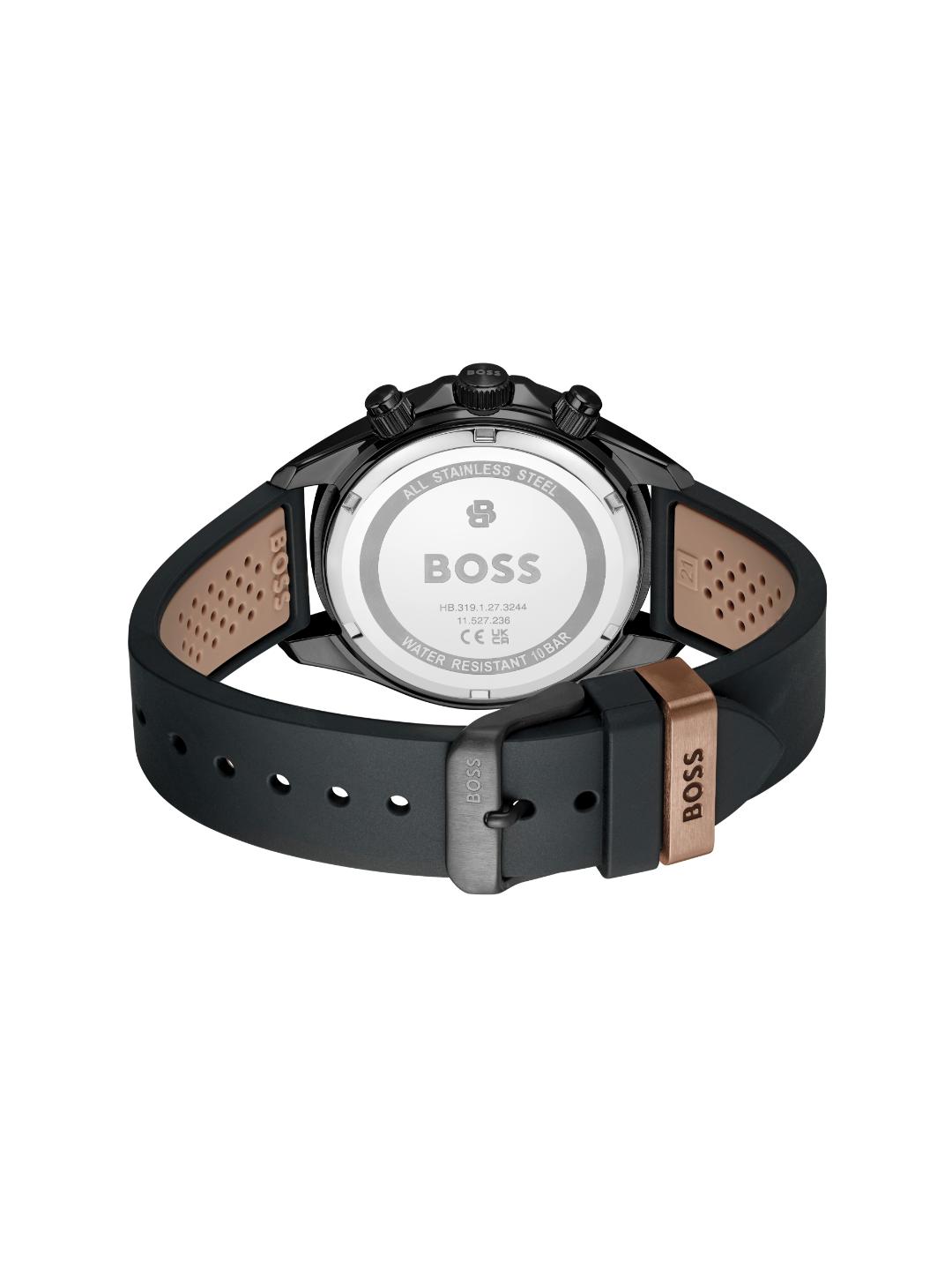 Boss Bossletic Qtz Fashion Chrono Black Round Dial Men's Watch 1514335