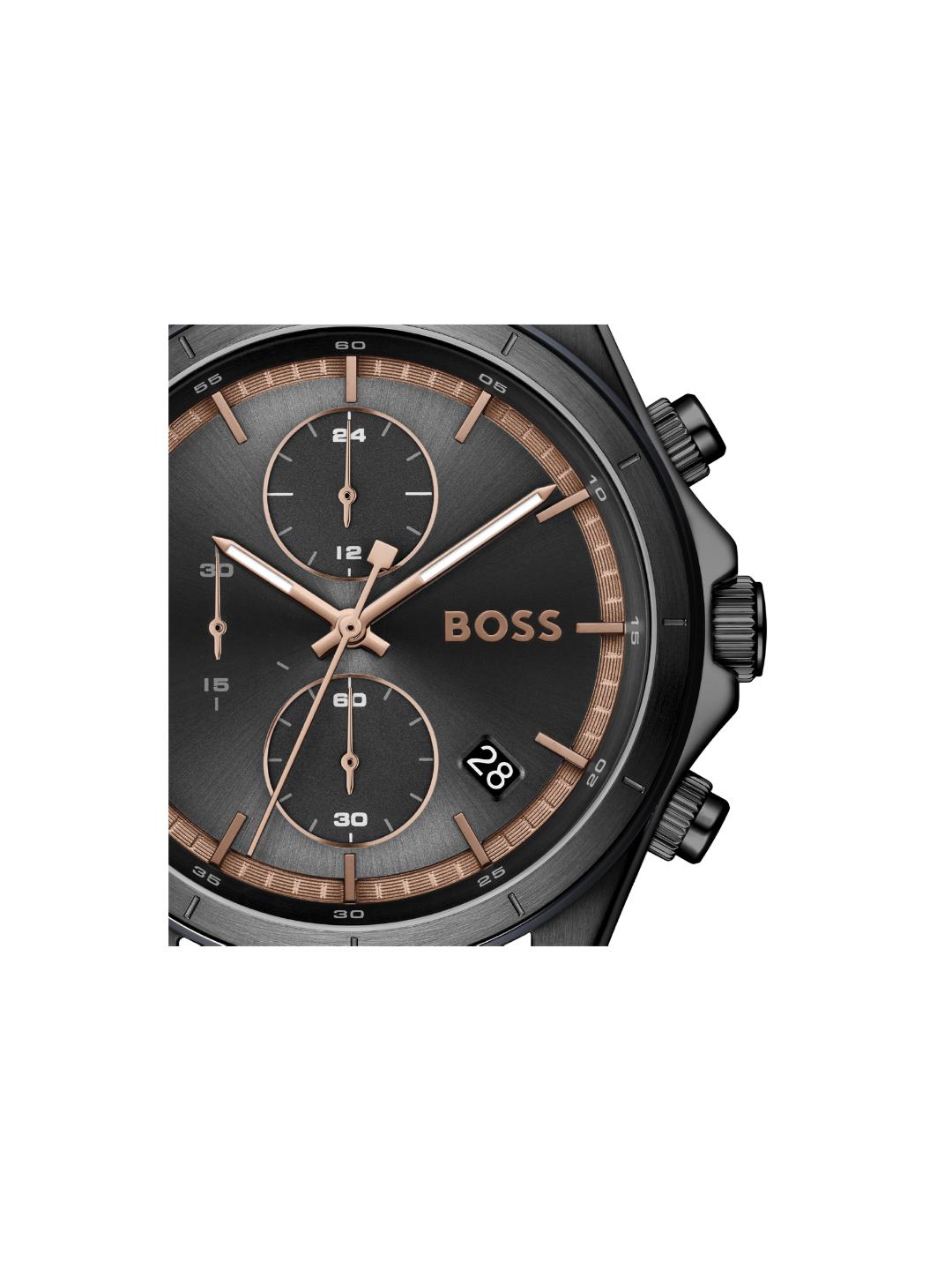 Boss Bossletic Qtz Fashion Chrono Black Round Dial Men's Watch 1514335