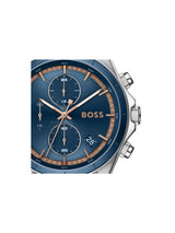 Boss Bossletic Qtz Fashion Chrono Dark Blue Round Dial Men's Watch 1514336