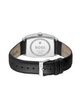 Boss Principle Qtz Basic Calendar Silver White Tonneau Dial Men's Watch 1514351