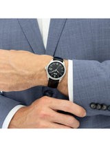Boss Langford Qtz Basic Calendar Black Round Dial Men's Watch 1514356