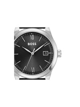 Boss Langford Qtz Basic Calendar Black Round Dial Men's Watch 1514356