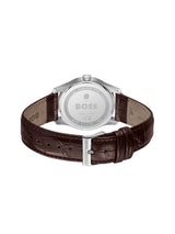 Boss Principle Qtz Basic Calendar Silver White Round Dial Men's Watch 1514363