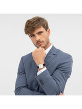 Boss Principle Qtz Basic Calendar Silver White Round Dial Men's Watch 1514363