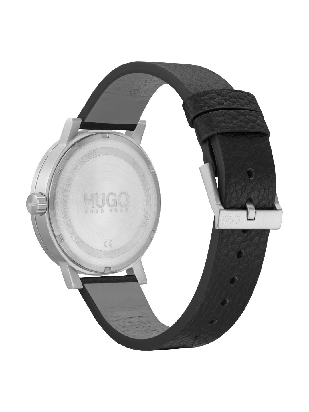 Hugo Rase Basic Black 42 mm Dial Men Analog Watch 1530115