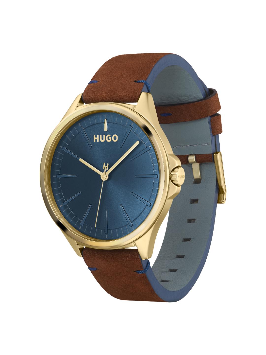 Hugo Smash Basic Blue 43 mm Dial Men Analog Watch 1530134