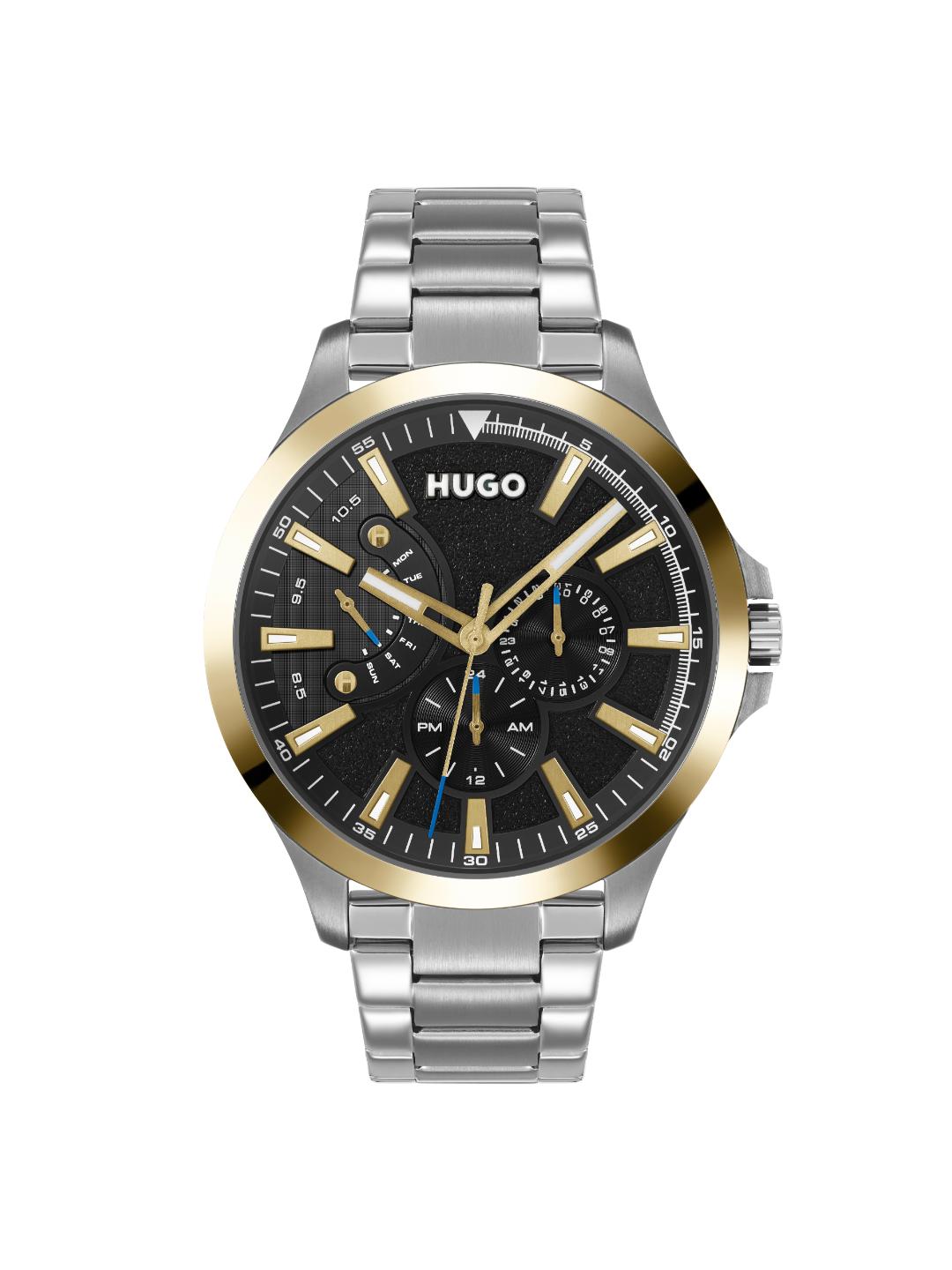 Hugo Leap Chronograph Black 45 mm Dial Men Watch 1530174