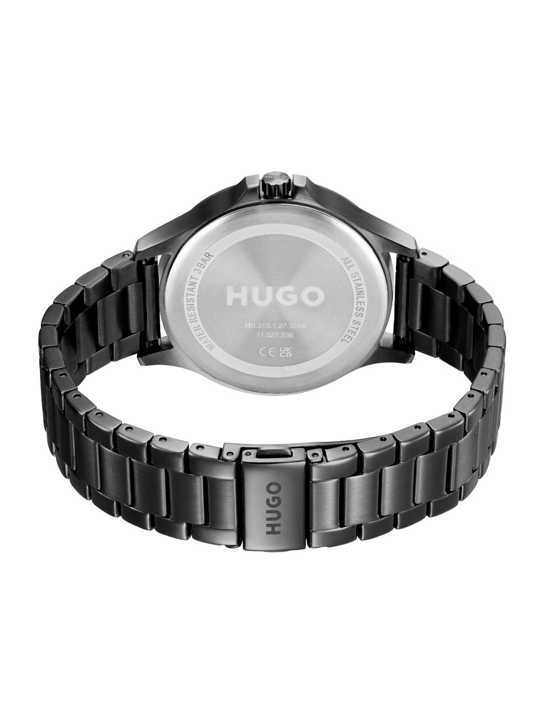 Hugo Leap Chronograph Black 45 mm Dial Men Watch 1530175