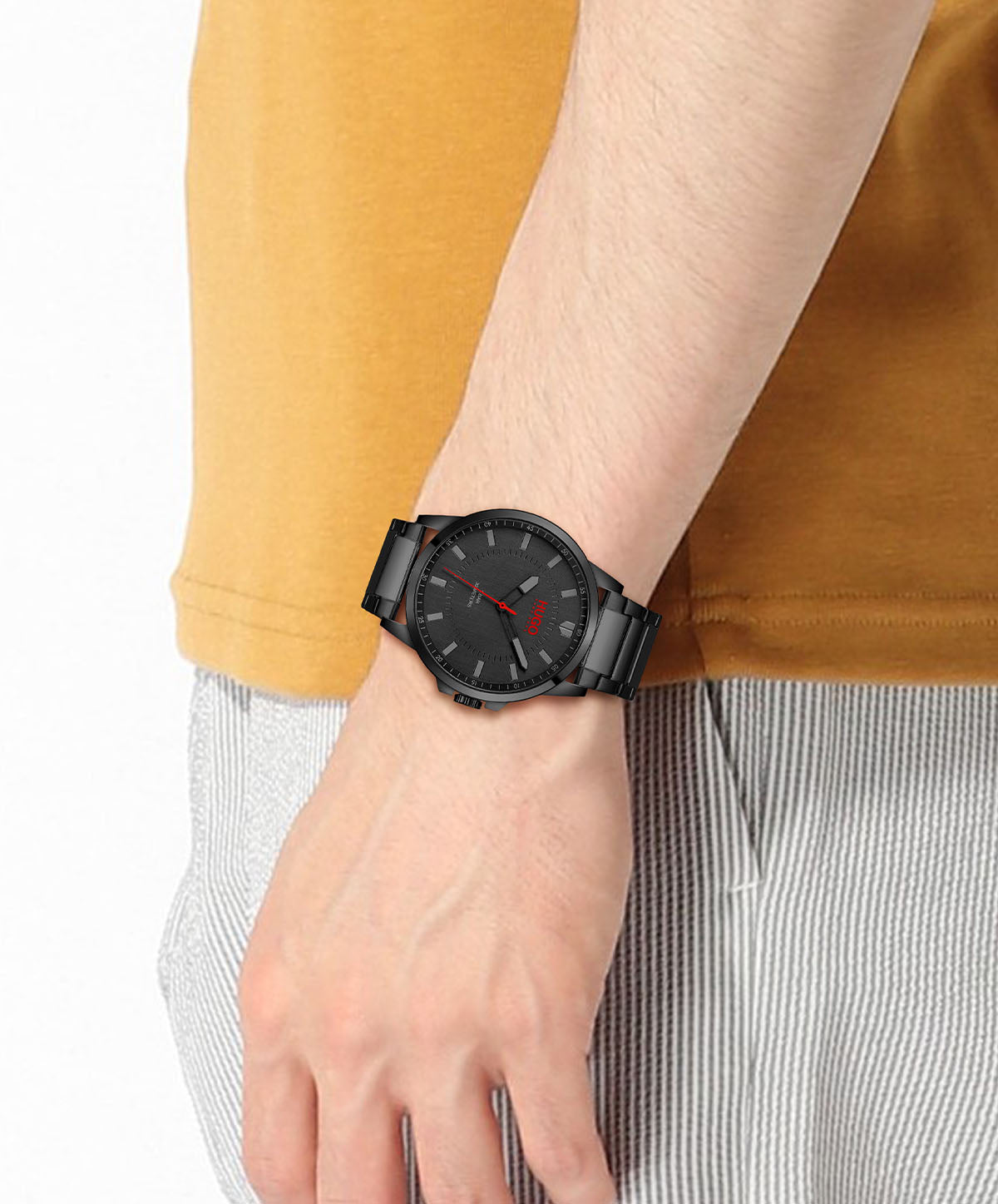 Hugo Boss FIRST 43 mm Black Dial Men Watch 1530187