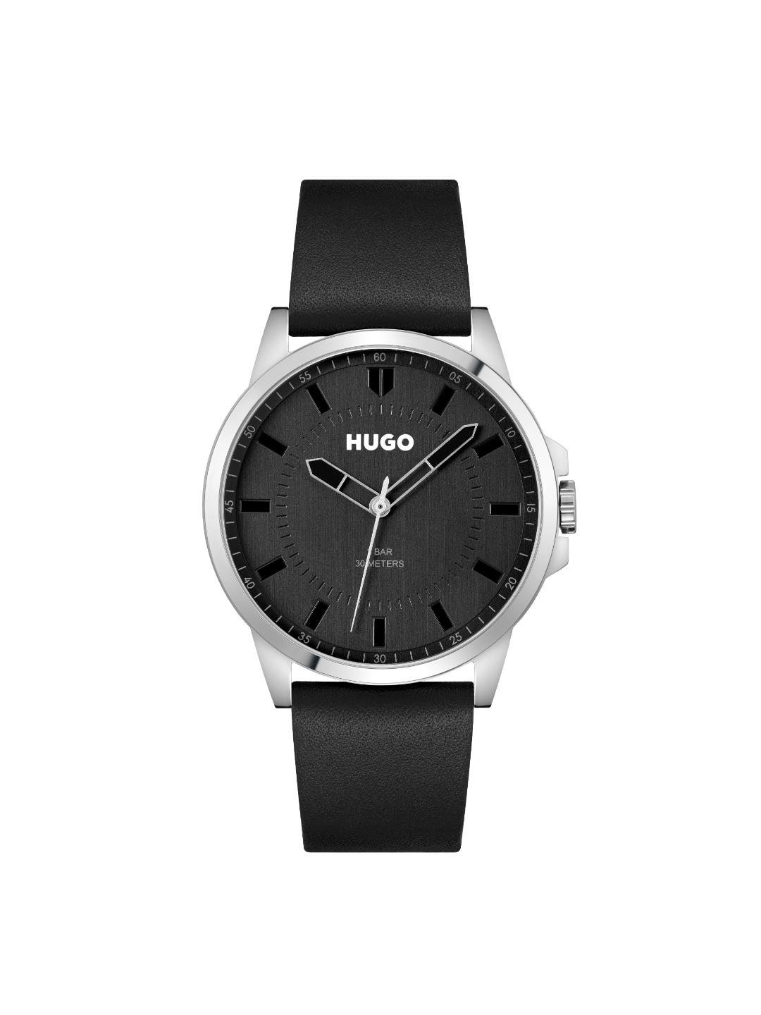 Hugo First Basic Black 43 mm Dial Men Analog Watch 1530188