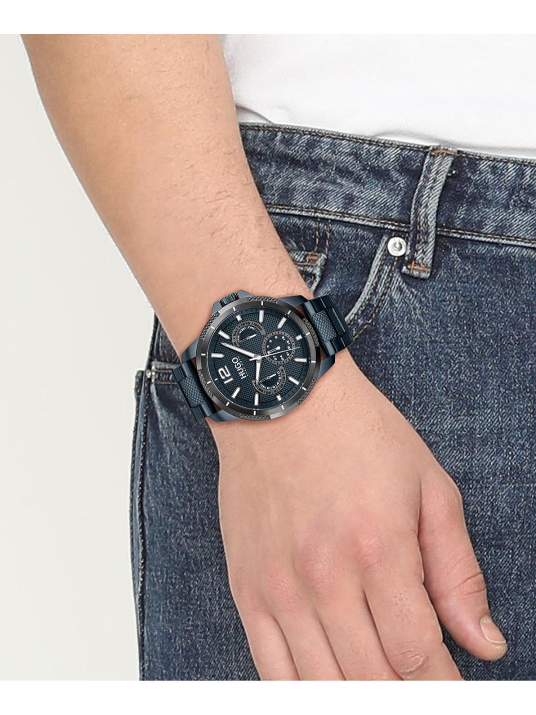 Hugo Sport Chronograph Blue 46 mm Dial Men Watch 1530194