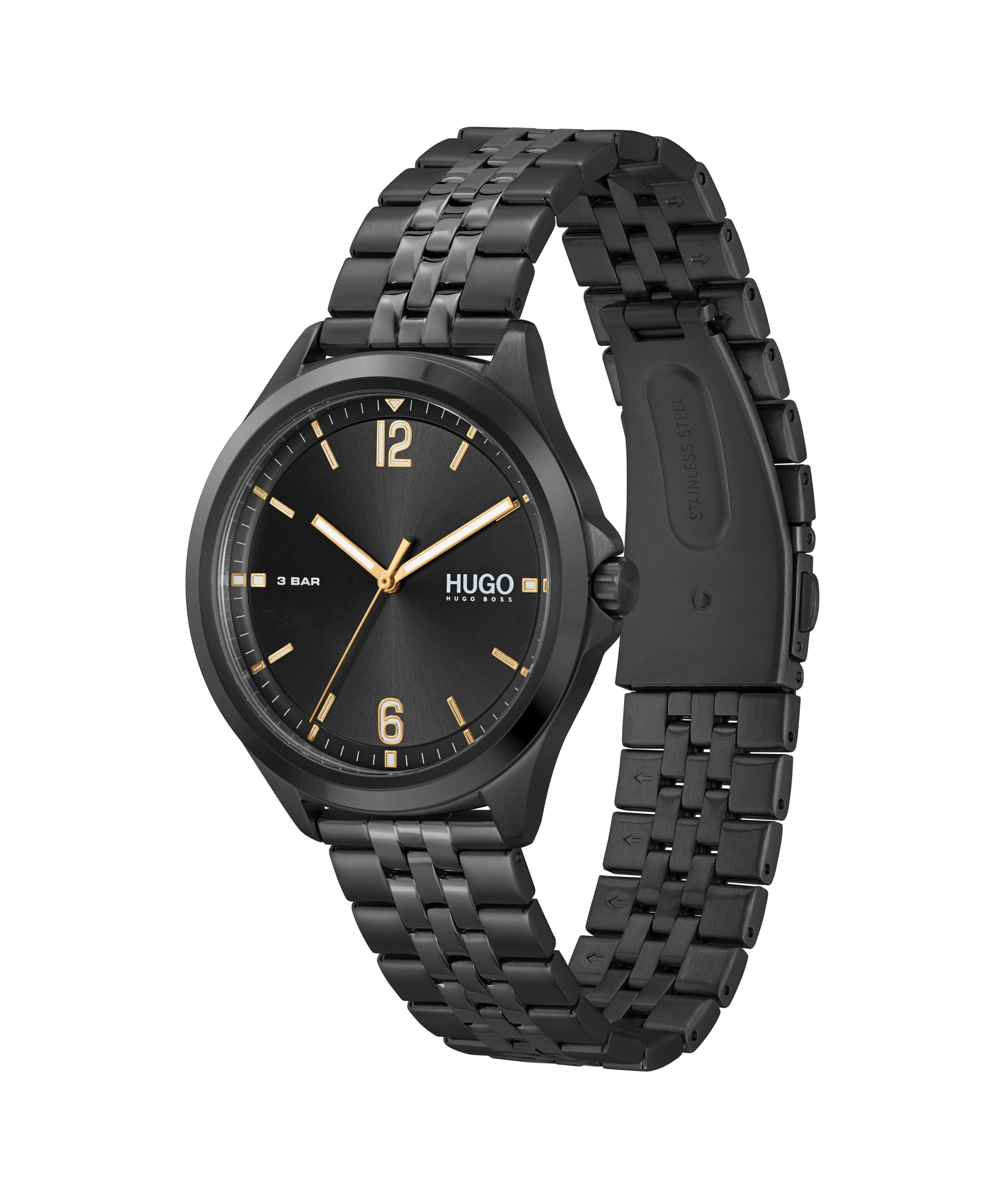 Hugo Boss #SUIT 44.9 mm Black Dial Men Watch 1530218