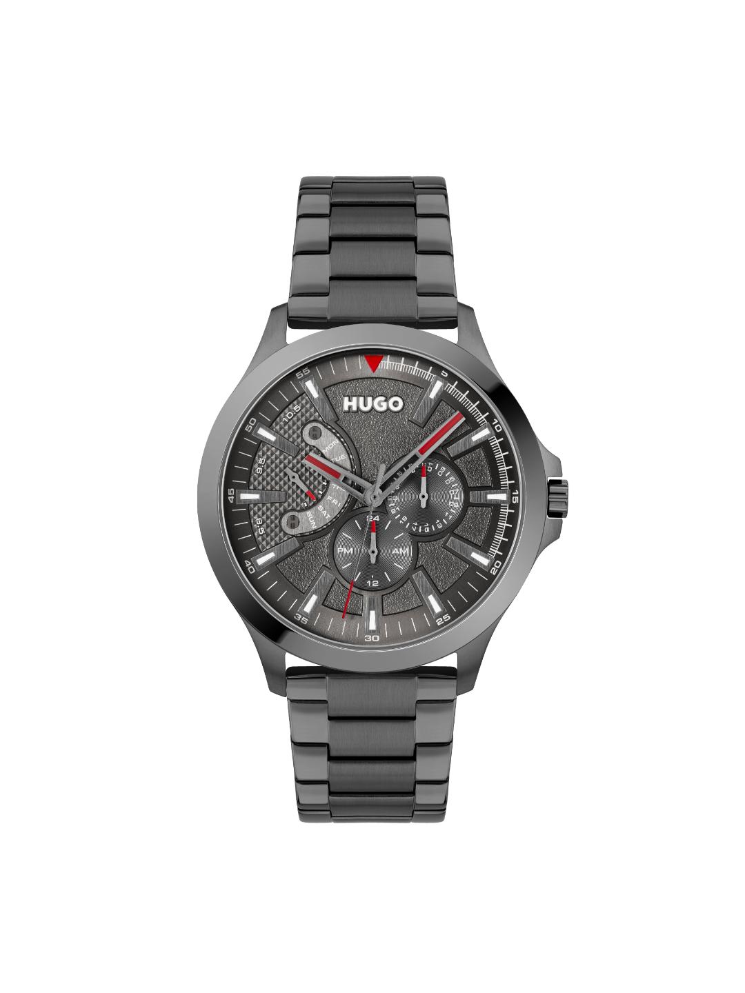 Hugo Leap Chronograph Grey 45 mm Dial Men Watch 1530247