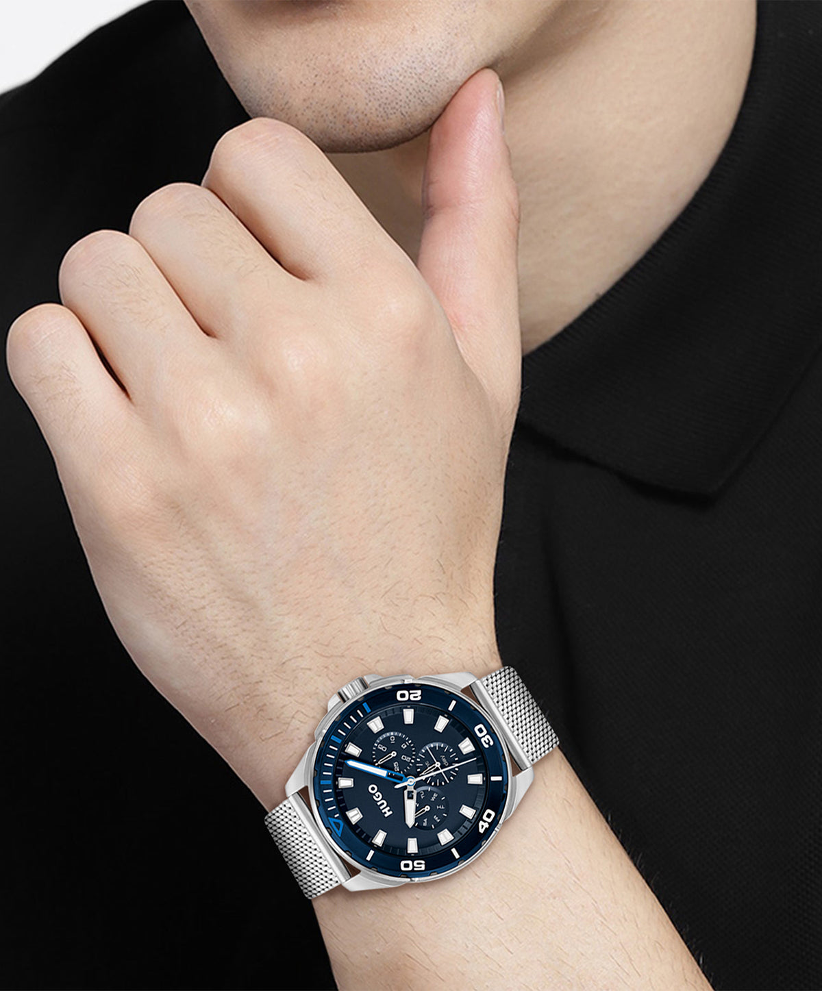 Hugo Boss FRESH 44 mm Blue Dial Men Watch 1530287