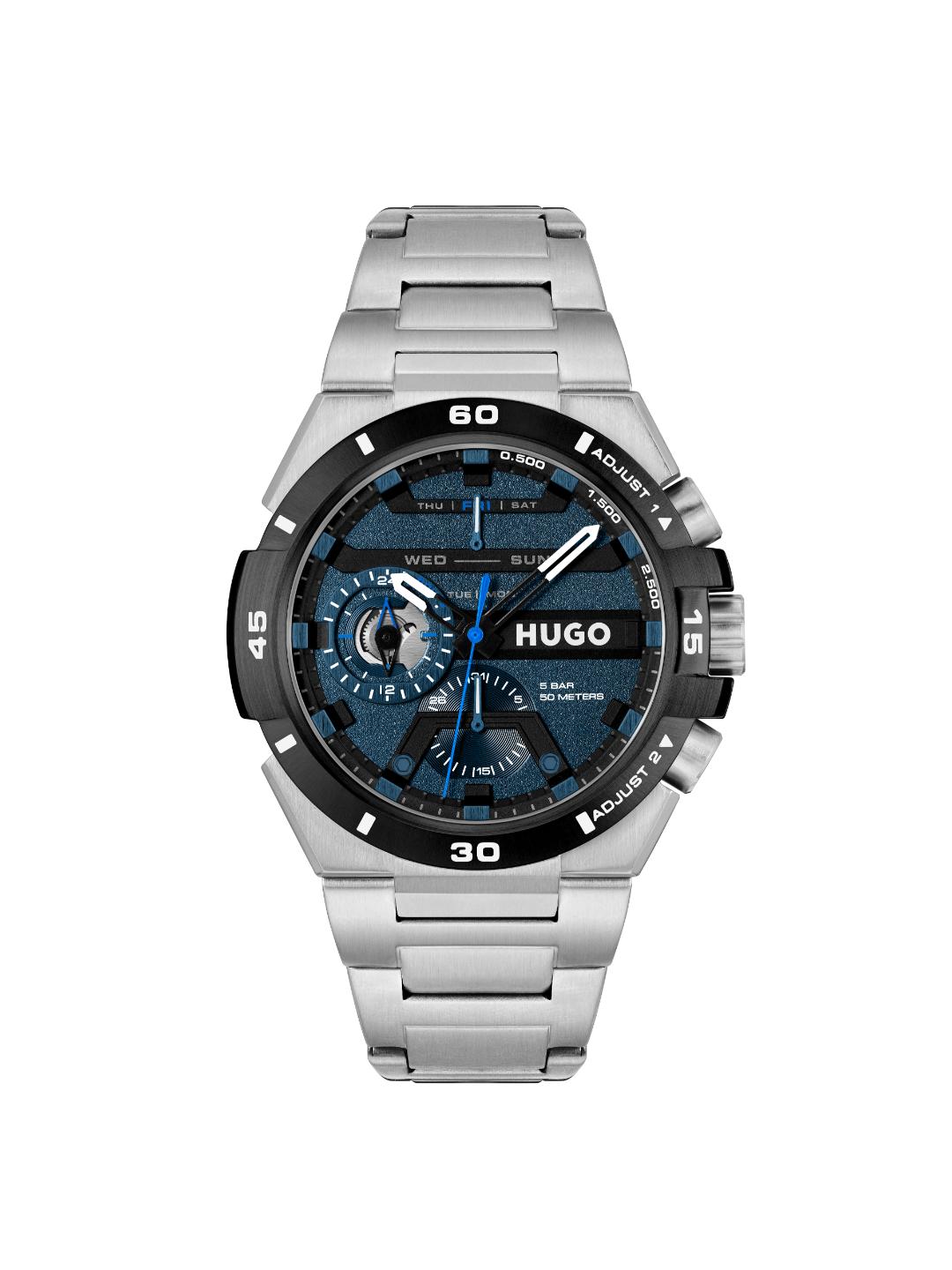 Hugo Wild Chronograph Blue & Black 46 mm Dial Men Watch 1530337