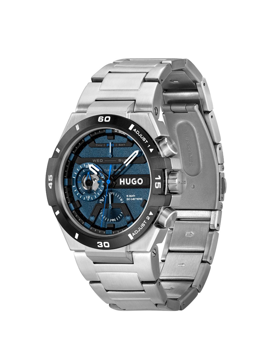 Hugo Wild Chronograph Blue & Black 46 mm Dial Men Watch 1530337