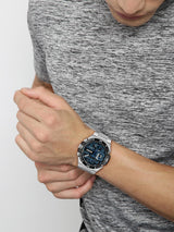 Hugo Wild Chronograph Blue & Black 46 mm Dial Men Watch 1530337
