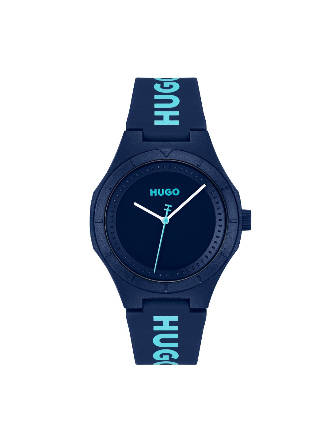 Hugo Lit For Him Basic Blue 42 mm Dial Men Analog Watch 1530344
