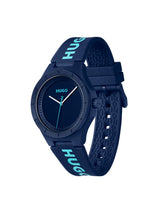 Hugo Lit For Him Basic Blue 42 mm Dial Men Analog Watch 1530344