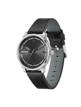 Hugo Stamp Qtz Basic Black Round Dial Men's Watch 1530362