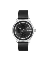 Hugo Stamp Multi Chronograph Black 44 mm Dial Men Watch 1530366