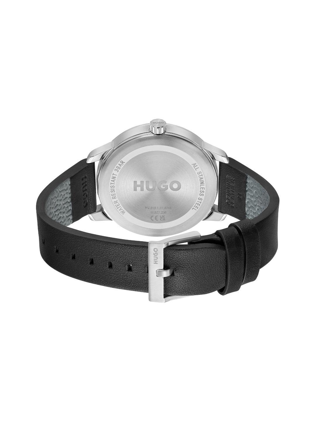 Hugo Stamp Multi Chronograph Black 44 mm Dial Men Watch 1530366