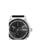 Hugo Stamp Multi Chronograph Black 44 mm Dial Men Watch 1530366