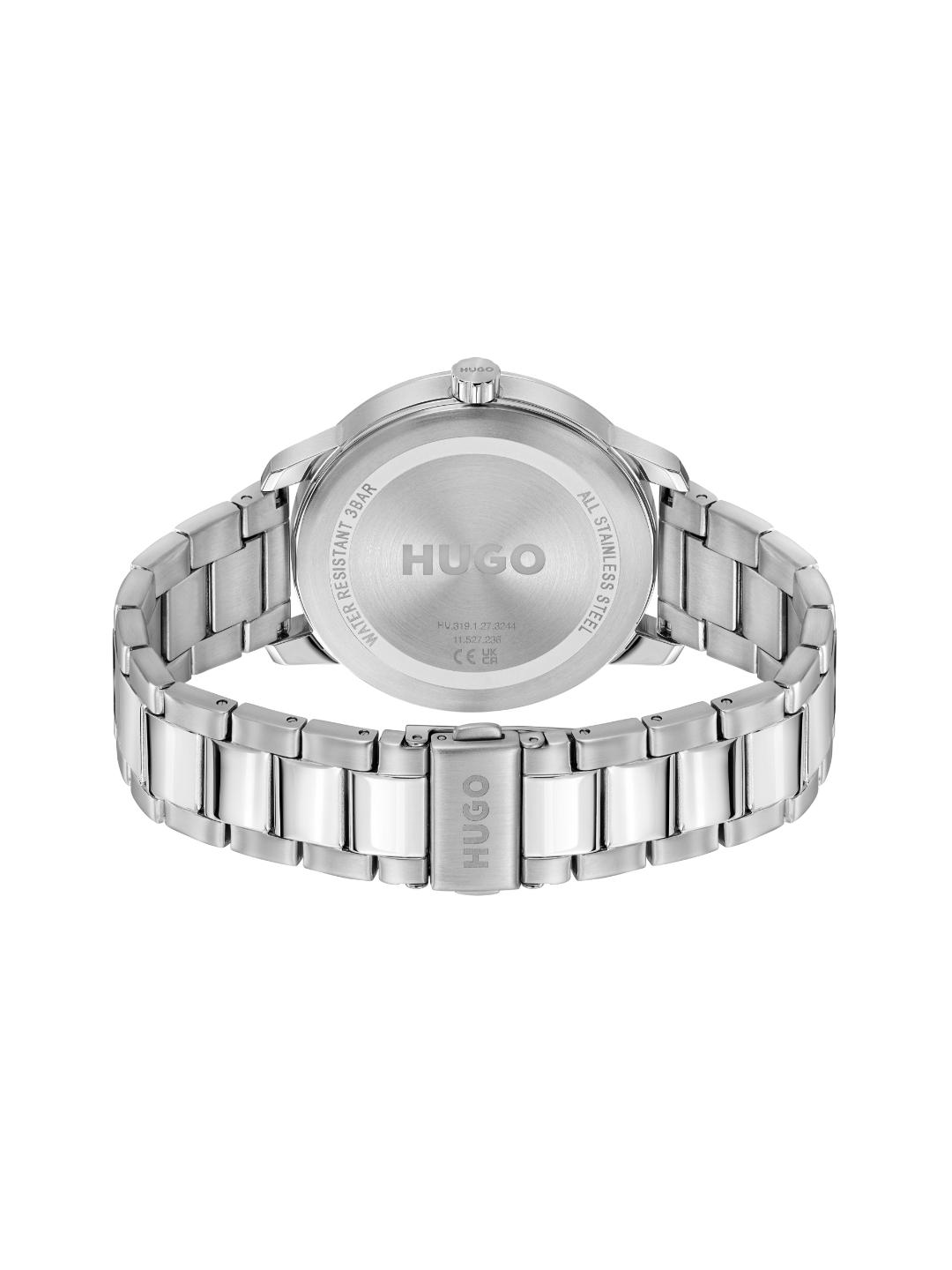 Hugo Stamp Multi Chronograph Black 44 mm Dial Men Watch 1530368