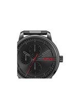 Hugo Stamp Multi Chronograph Black 44 mm Dial Men Watch 1530369