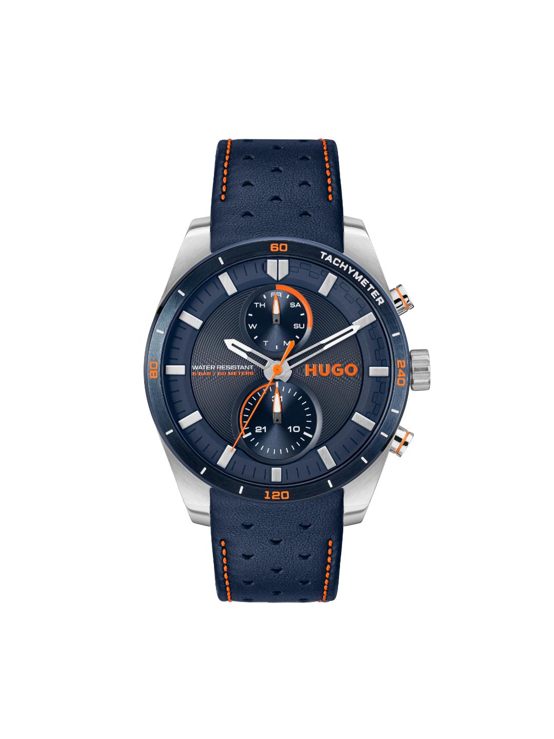 Hugo Fast Chronograph Blue 44 mm Dial Men Watch 1530371